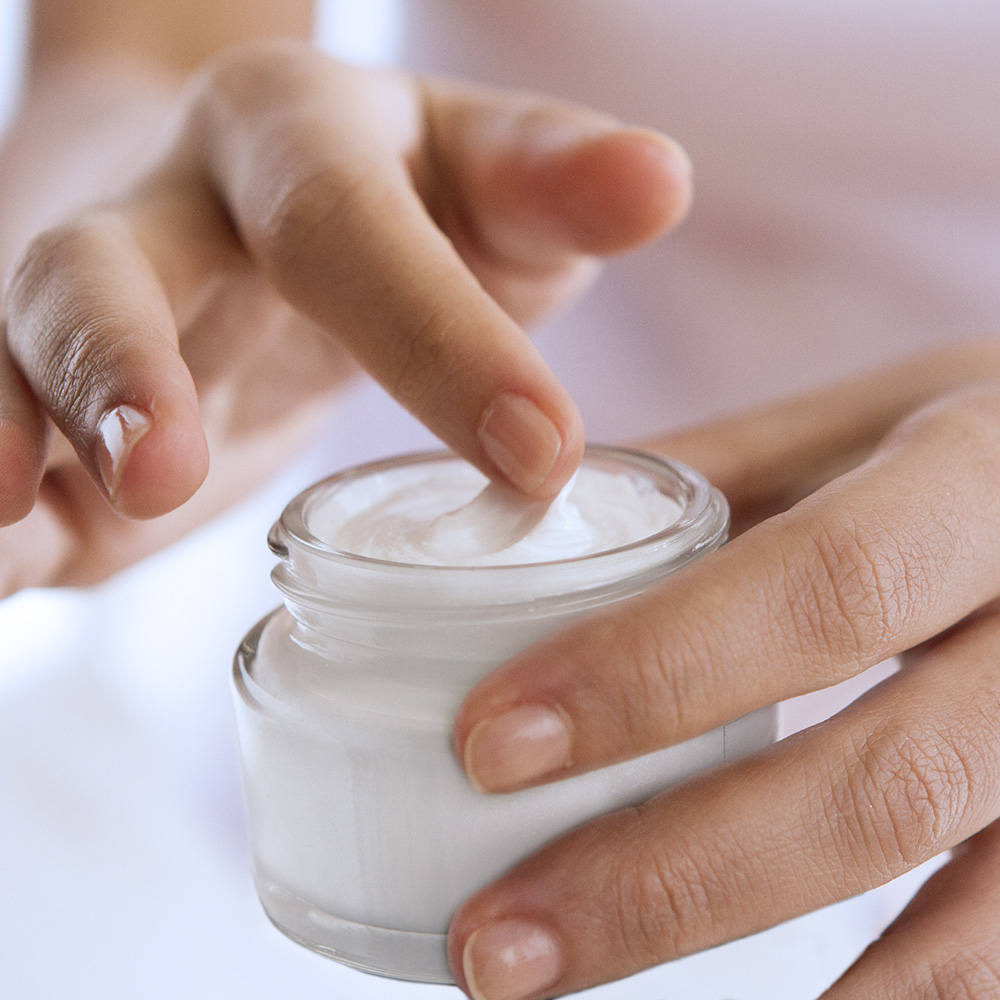 hand cream made with sustainable ingredients