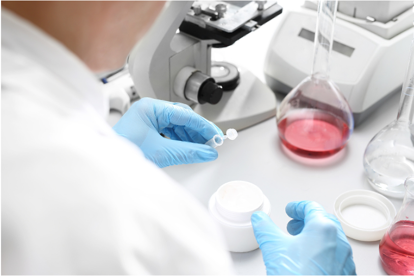 a scientist conducting an experiment